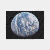 Planeet Aarde genomen door de Apollo 11 bemanning. Fleece Deken (Voorkant (Horizontaal))
