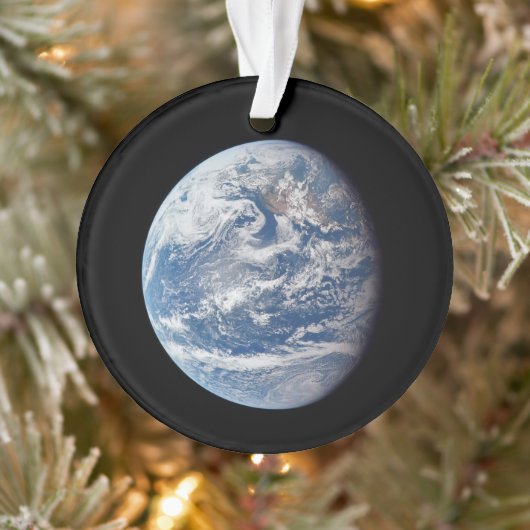 Planeet Aarde genomen door de Apollo 11 bemanning. Ornament (Boom)