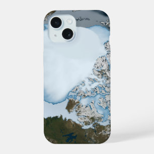 Planeet Aarde met zee-ijsbedekking in 1980. iPhone 15 Hoesje