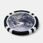 Planeet Aarde Poker Chips (Enkel)