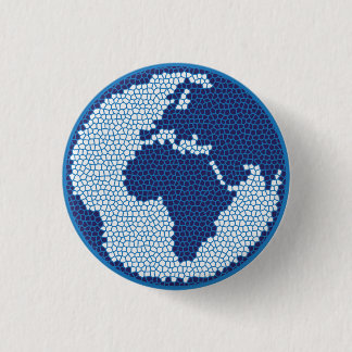 Planeet Aarde Ronde Button 3,2 Cm
