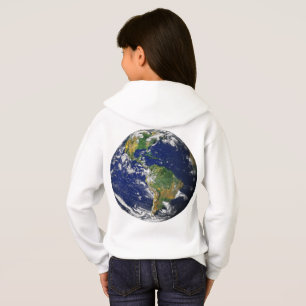 PLANEET AARDE UIT SPACE Girls' Hoodie