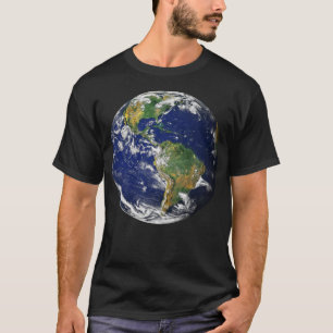 PLANEET AARDE VAN RUIMTE Mannen T-Shirt