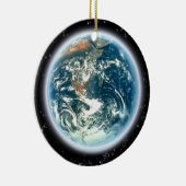 Planeet Aarde vanuit de ruimte Keramisch Ornament (Rechts)