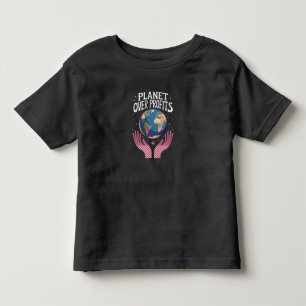 Planeet Boven Winsten Aarde Klimaatverandering is Kinder Shirts