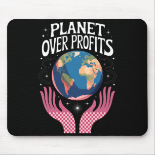Planeet Boven Winsten Aarde Klimaatverandering Is Muismat
