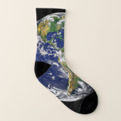 PLANEET DE AARDE VAN RUIMTE over de contactdozen v Sokken (Links binnenkant)