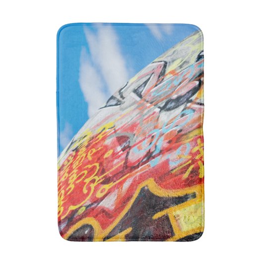 planeet graffiti badmat (Voorkant Verticaal)