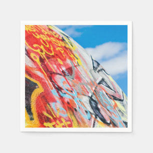 planeet graffiti servet