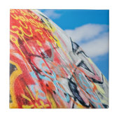 planeet graffiti tegeltje (Voorkant)