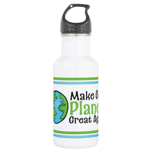 Planeet Grote Waterfles (Voorkant)