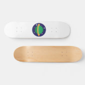 planeet in de ruimte skateboard (Horizontaal)