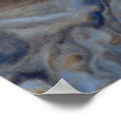Planeet Jupiter Grote Rode Vlek Poster (Hoek)