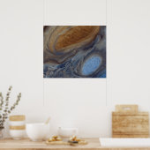 Planeet Jupiter Grote Rode Vlek Poster (Keuken)