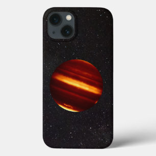 Planeet Jupiter in infrarood licht met sterrenheme iPhone 13 Hoesje