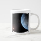 Planeet K2-18b, gastheer ster en bijbehorende plan Extra Grote Beker (Rechts)