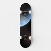 Planeet K2-18b, gastheer ster en bijbehorende plan Skateboard (Voorkant)