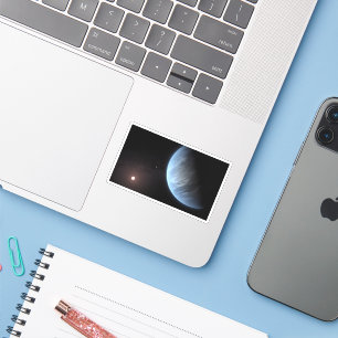 Planeet K2-18b, gastheer ster en bijbehorende plan Sticker