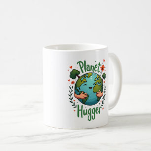 Planeet Knuffelaar - Aardse Dag Milieuvriendelijk Koffiemok