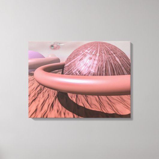 Planeet Mars. Patrouille. Canvas Afdruk (Voorkant)