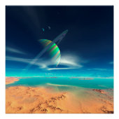 Planeet Newerades - Regenboogreflecties Perfect Poster (Voorkant)