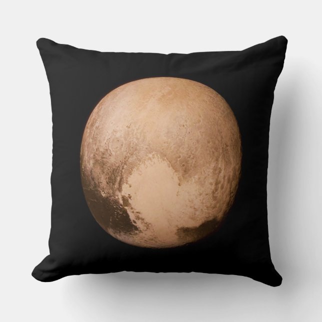 PLANEET PLUTO - HEB EEN HART! (zonnestelsel) ~ Kussen (Voorkant)