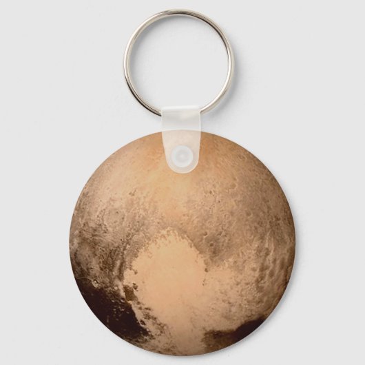 PLANEET PLUTO - HEB EEN HART! (zonnestelsel) ~ Sleutelhanger (Voorkant)