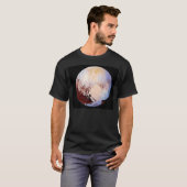 Planeet Pluto nieuw ontwerp T-shirt (Voorkant volledig)