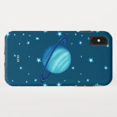 Planeet Saturnus Koele Ruimte Sterren Schilderen Case-Mate iPhone Case (Achterkant (horizontaal))