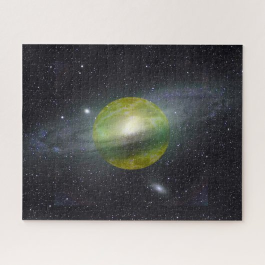Planeet Saturnus Legpuzzel (Horizontaal)