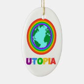 Planeet Utopia Keramisch Ornament (Rechts)
