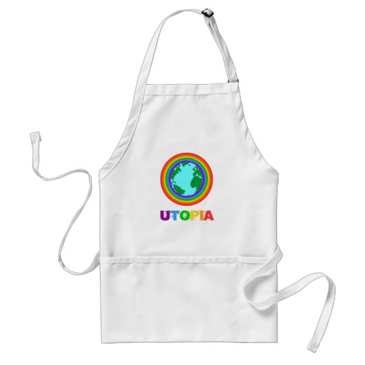 Planeet Utopia Standaard Schort (Voorkant)