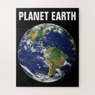 PLANEET VANAF RUIMTE 56 Pc. Kinderen Jigzaag Puzzl Legpuzzel
