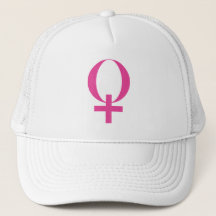 Planeet Venus Symbool (roze)