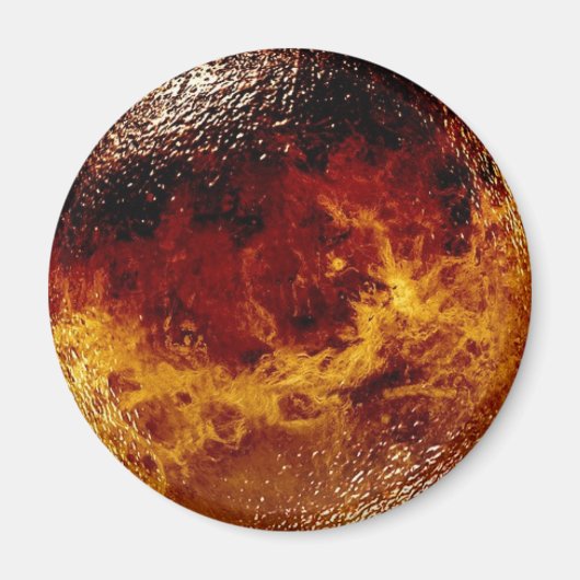 Planeet Venus zonnestelsel magneet (Voorkant)