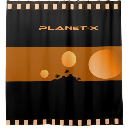 Planeet X Douchegordijn (Voorkant)