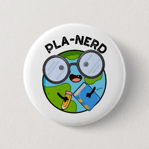 Planerd Grappige Planeet Puns Ronde Button 5,7 Cm