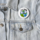 Planerd Grappige Planeet Puns Ronde Button 5,7 Cm (In situ)