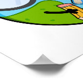 Planerd Grappige Planeet Woordspelingen  Poster (Hoek)