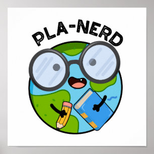 Planerd Grappige Planeet Woordspelingen  Poster