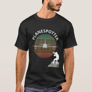 Planespotter Pilot Vliegtuig Watt Airline T-shirt