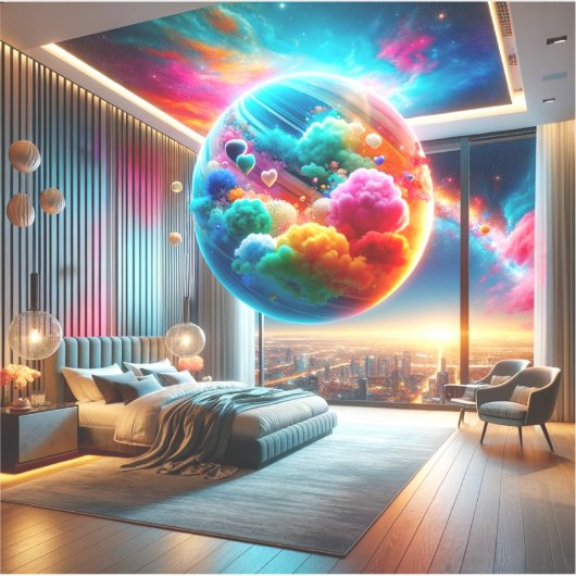 Planet Art Sticker (Voorkant)