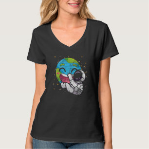 Planet Astronaut Earth Galaxy Space Travel As T-shirt
