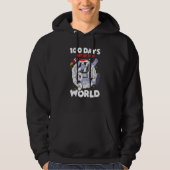 Planet Astronomer Astronaut Student 100 Days of Sc Hoodie (Voorkant)