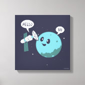 Planet Canvas Afdruk (Voorkant)
