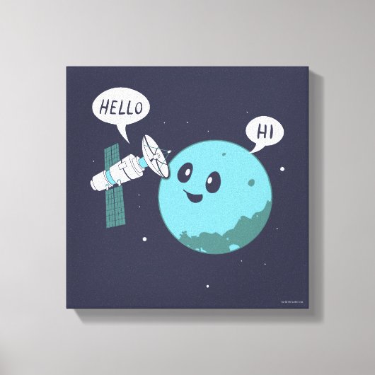 Planet Canvas Afdruk (Voorkant)