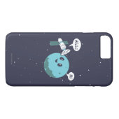 Planet Case-Mate iPhone Case (Achterkant (Horizontaal))