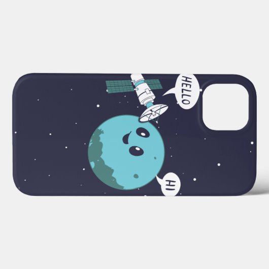 Planet Case-Mate iPhone Case (Achterkant (horizontaal))