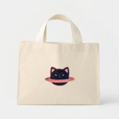 Planet Cat Canvas tas (Voorkant)