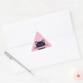 Planet Cat Driehoek Sticker (Envelop)